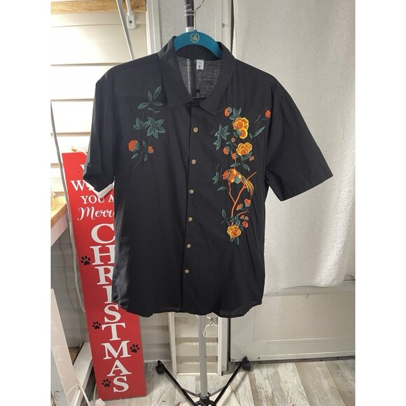 ChArmkpR  Shirt - Tropical Flowers M - Picture 1 of 7